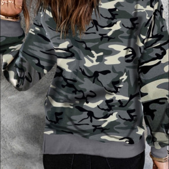 Camo Sweatshirt - Picture 5 of 6